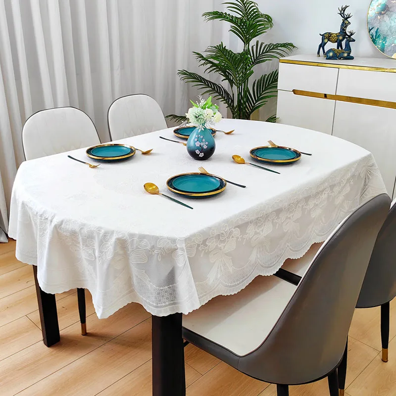 Home Textiles News - Новая овальная водонепроницаемая скатерть из ПВХ