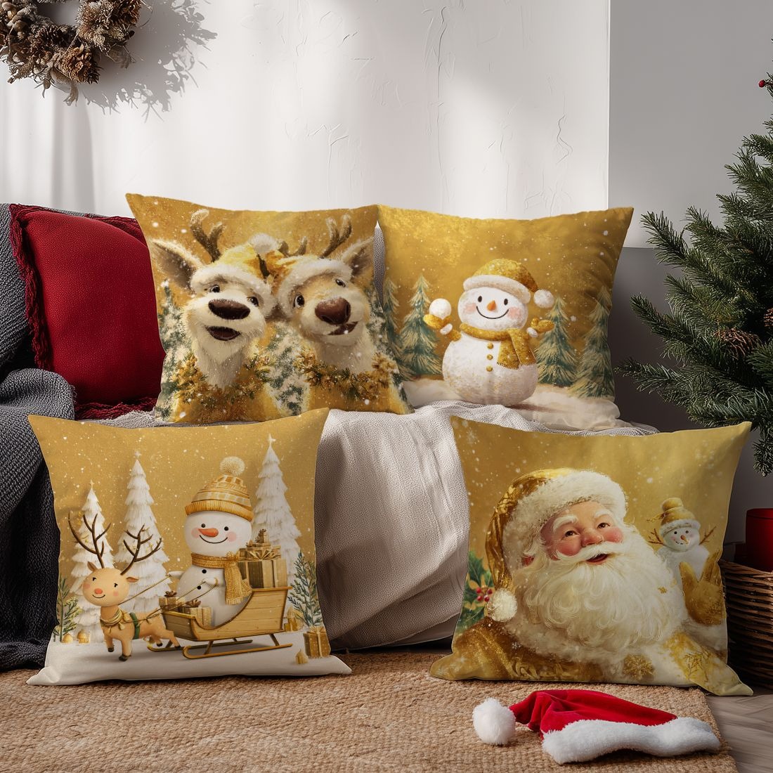 Праздничные рождественские нав – обзор и цена Home Textiles News