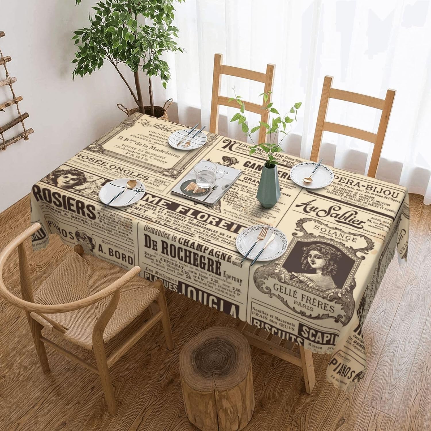 Винтажная скатерть с принтом г – обзор и цена Home Textiles News