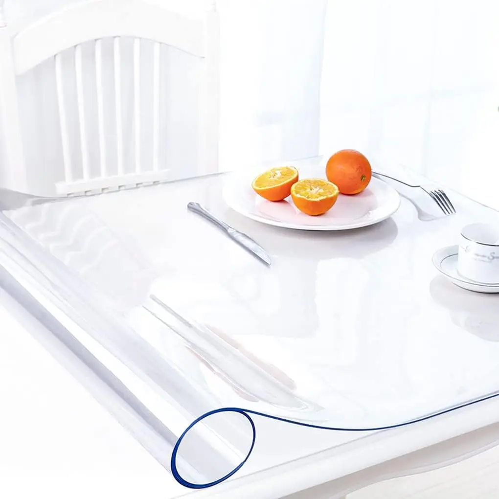 Прозрачная виниловая скатерть, – обзор и цена Home Textiles News